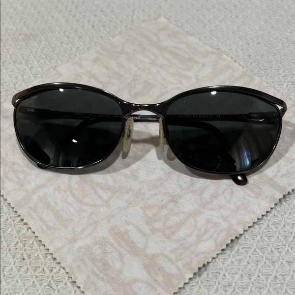 MAUI JIM MJ-163-02 PACIFICO GLOSS  gunmetal frame Made in JAPAN 🇯🇵